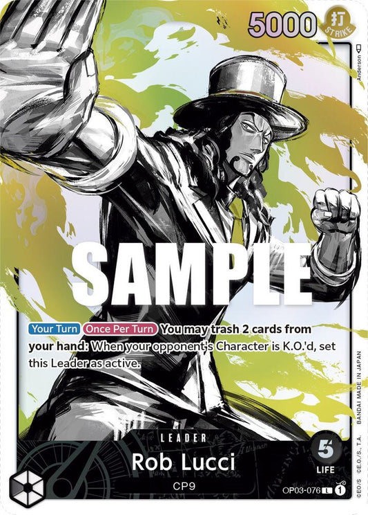 Rob Lucci OP03-076 (Pillars of Strength)  - Alternate Art Foil