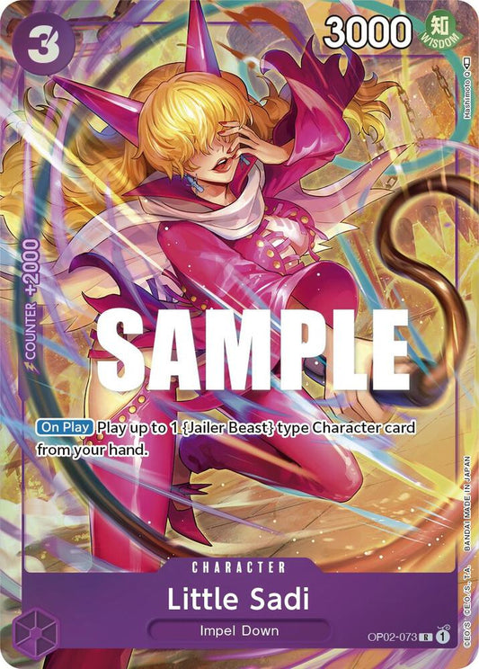 Little Sadi OP02-073 (Paramount War)  - Alternate Art Foil