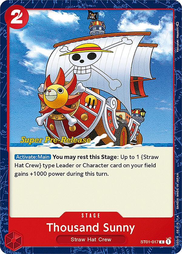 Thousand Sunny ST01-017 (Super Pre-Release Starter Deck 1: Straw Hat Crew) 