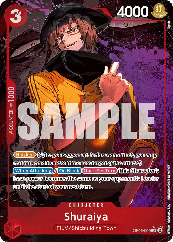 Shuraiya OP06-009 (Wings of the Captain)  - Alternate Art Foil