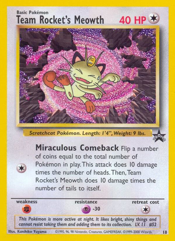 Team Rocket's Meowth 18/53 (WoTC Promo) 