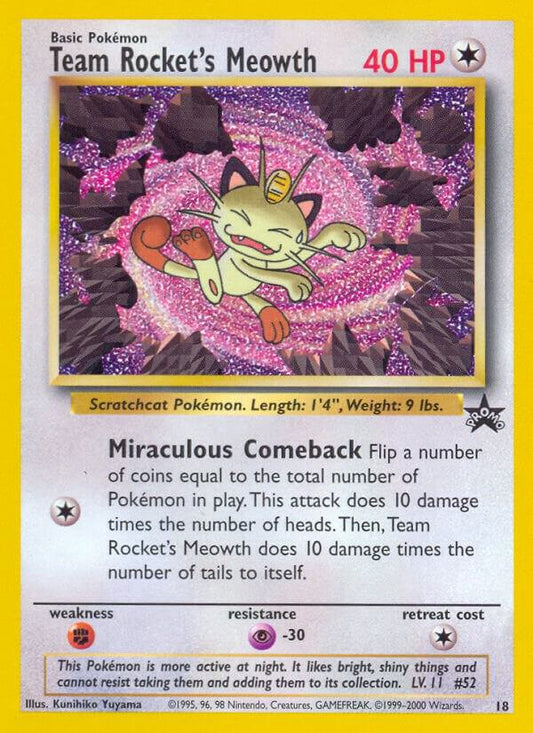 Team Rocket's Meowth 18/53 (WoTC Promo) 
