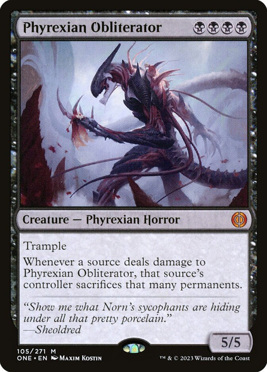 Phyrexian Obliterator 105/271 (Phyrexia: All Will Be One)  - Foil
