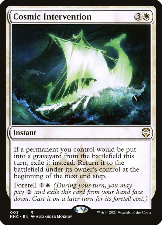 Cosmic Intervention 3/1 (Commander: Kaldheim) 
