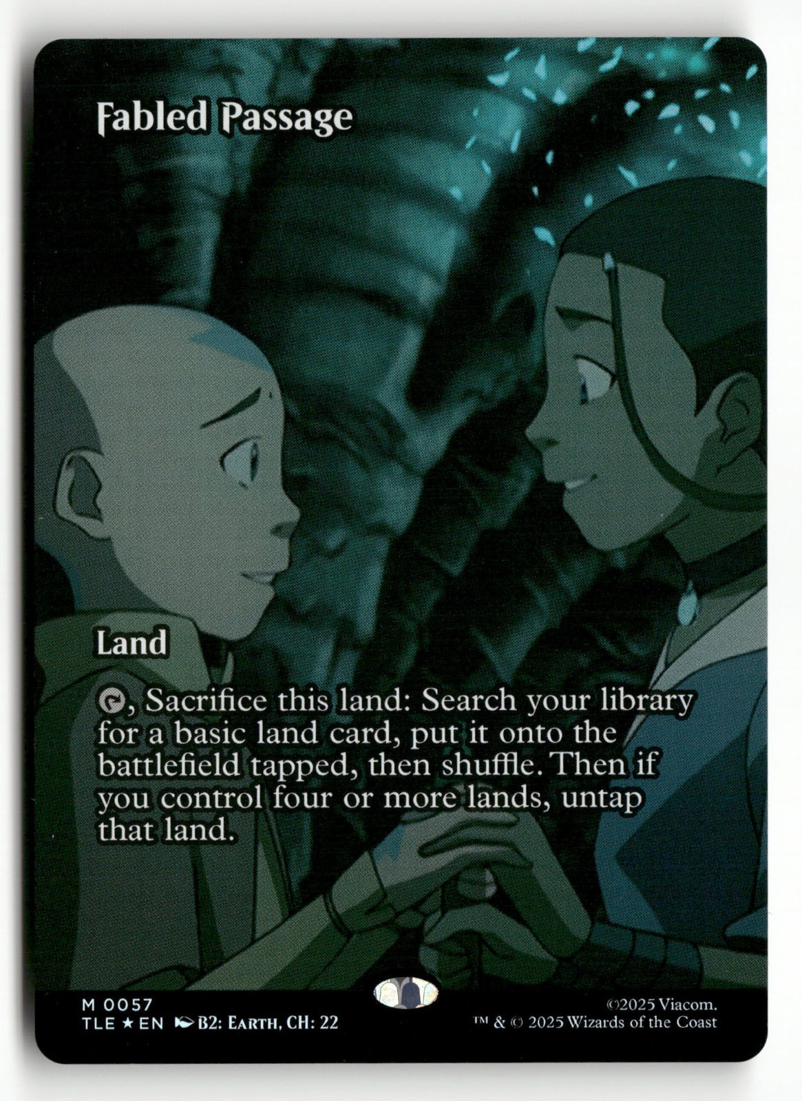 MTG Avatar: TLA 57 Fabled Passage (Borderless) Foil