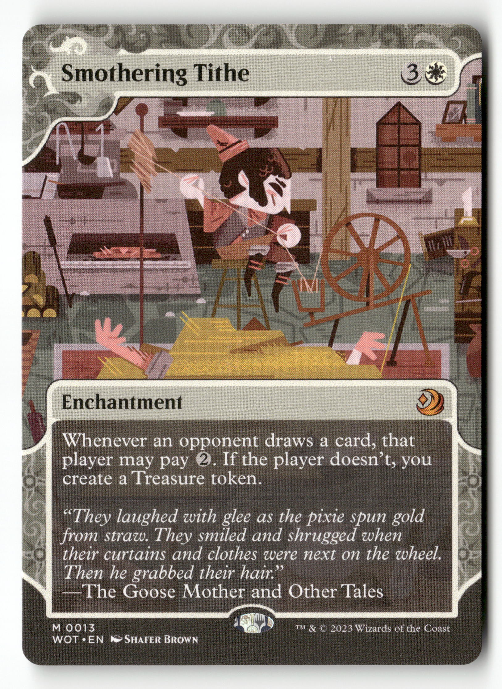 MTG Wilds of Eldraine: Enchanting Tales 13 Smothering Tithe M NM