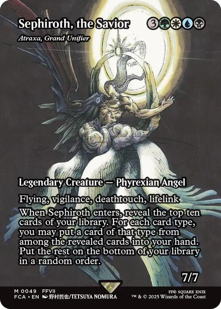 Sephiroth, the Savior - Atraxa, Grand Unifier 49/64 (FINAL FANTASY: Through the Ages)  - Showcase