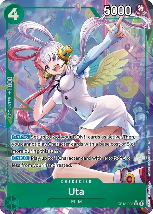 Uta OP13-023 (Carrying On His Will)  - Alternate Art Foil