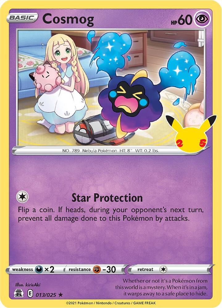 Cosmog 013/025 (Celebrations)  - Holofoil