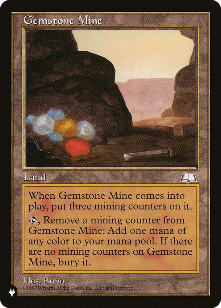 Gemstone Mine WTH WTH-164/5075 (The List Reprints) 
