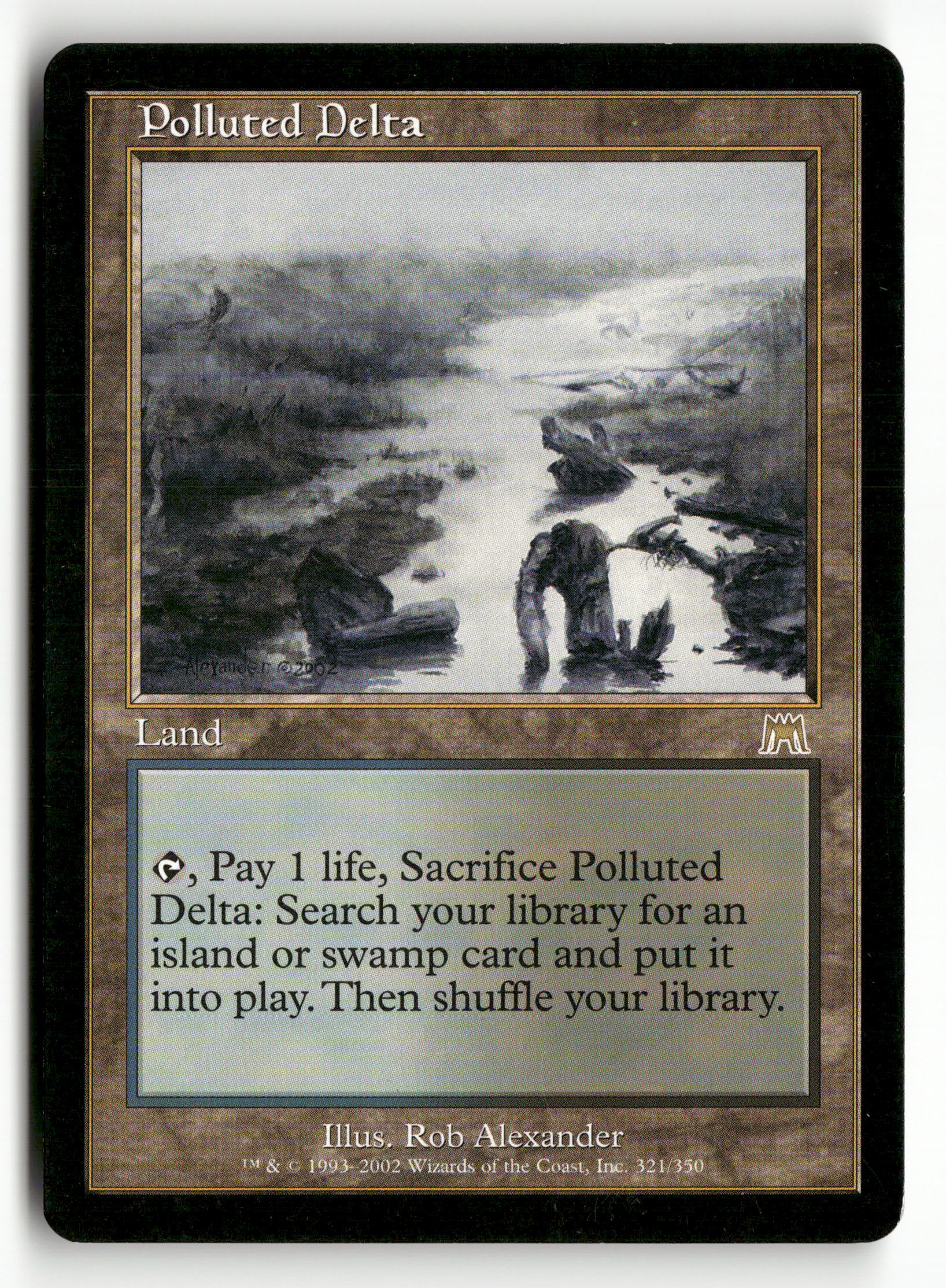 MTG Onslaught 321 Polluted Delta R NM