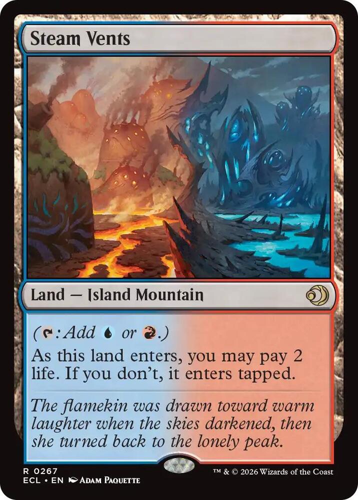 Steam Vents 267 (Lorwyn Eclipsed) 