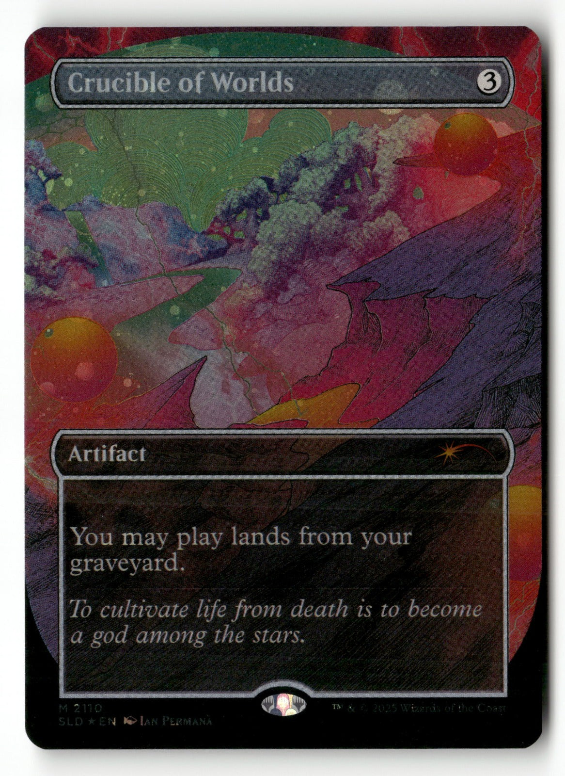 MTG Secret Lair Drop Series 2110 Crucible of Worlds (Galaxy Foil) M NM