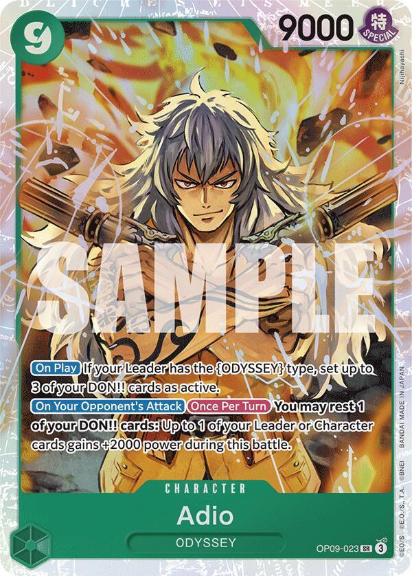 Adio OP09-023 (Emperors in the New World)  - Foil
