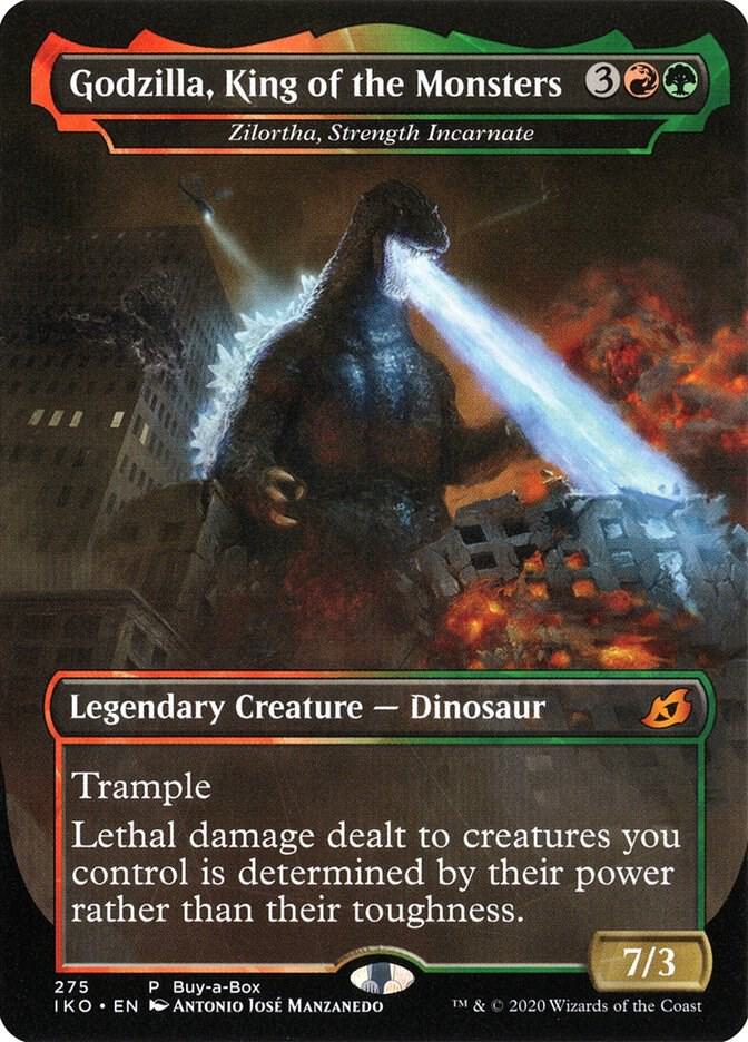 Godzilla King of the Monsters Zilortha Strength Incarnate 275 (Buy-A-Box Promos) 