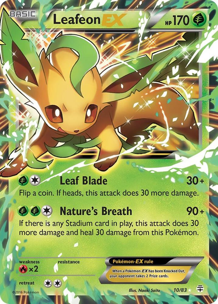 Leafeon EX 10/83 (Generations)  - Holofoil