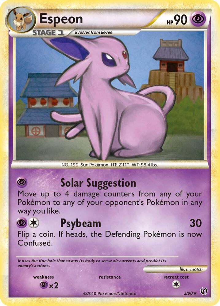 Espeon 2/90 (Undaunted)  - Holofoil