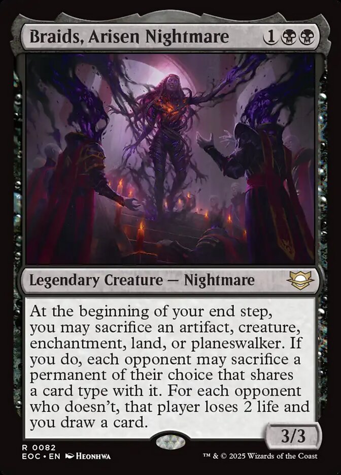 Braids Arisen Nightmare 82 (Commander: Edge of Eternities) 