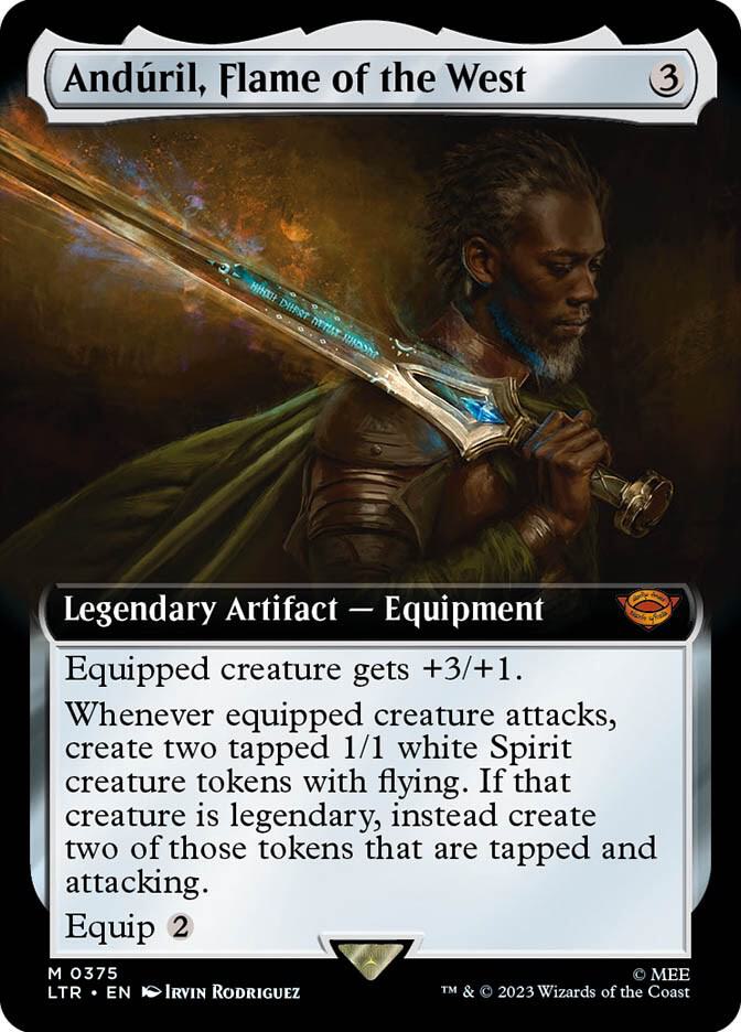 Andúril, Flame of the West 375 (Universes Beyond: The Lord of the Rings: Tales of Middle-earth)  - Extended Art