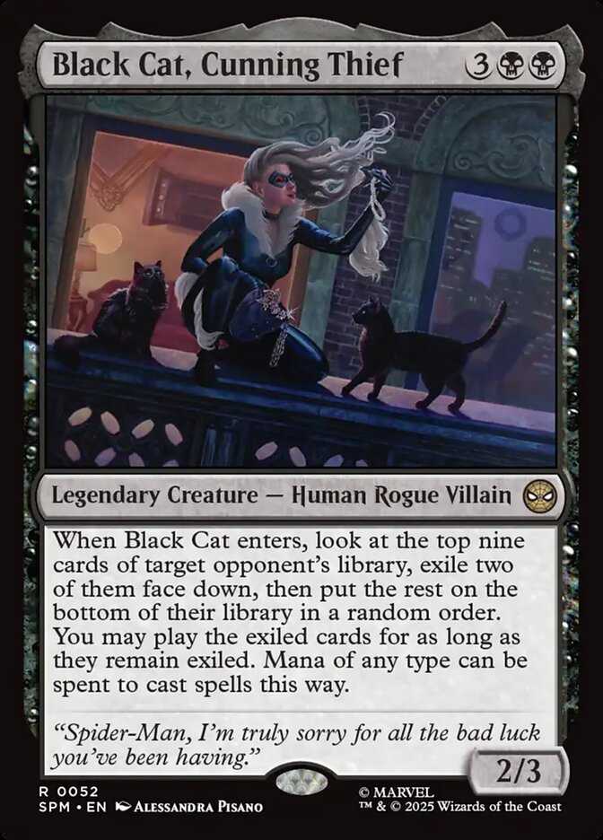 Black Cat, Cunning Thief 52 (Marvel's Spider-Man) 