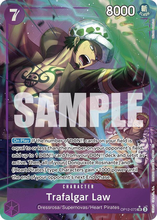 Trafalgar Law OP12-073 (Legacy of the Master)  - Alternate Art Foil