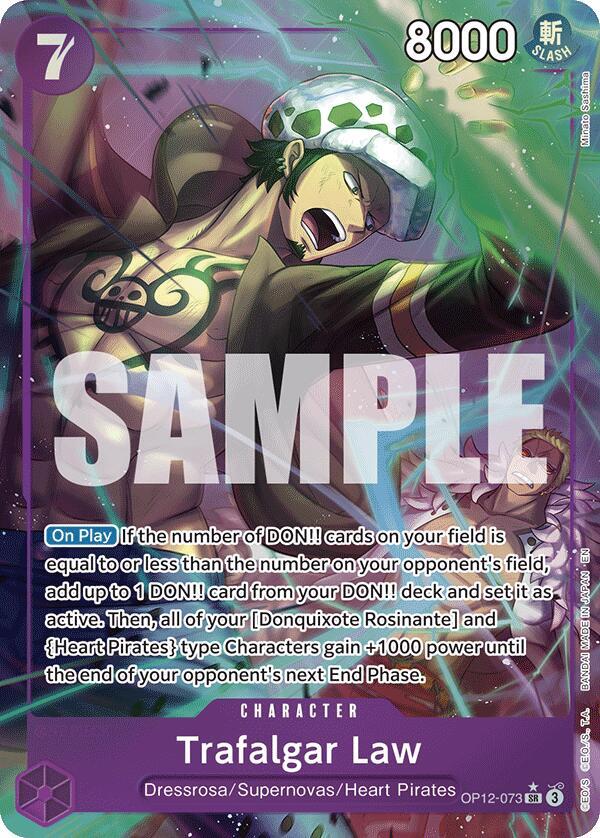 Trafalgar Law OP12-073 (Legacy of the Master)  - Alternate Art Foil