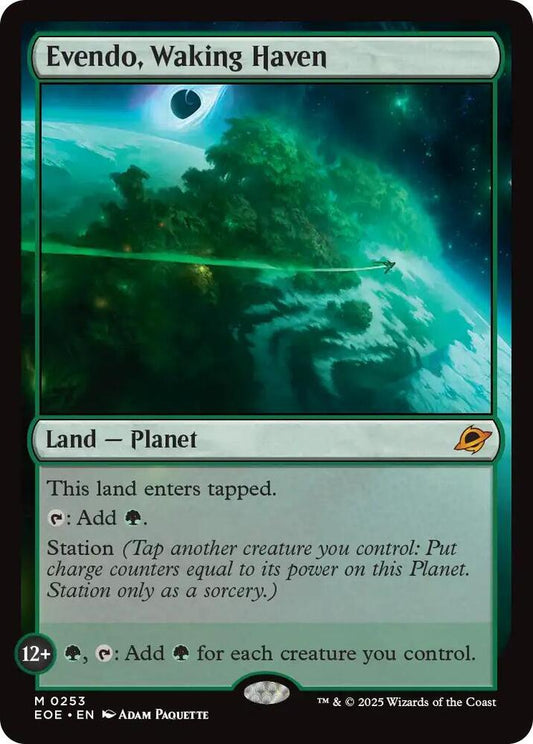 Evendo, Waking Haven 253 (Edge of Eternities)  - Foil