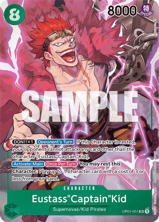Eustass"Captain"Kid OP01-051 (Romance Dawn)  - Alternate Art Foil