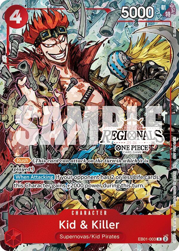 Kid & Killer (Offline Regional Participation Pack 2025 Vol.2) EB01-003 (One Piece Promotion Cards)  - Foil