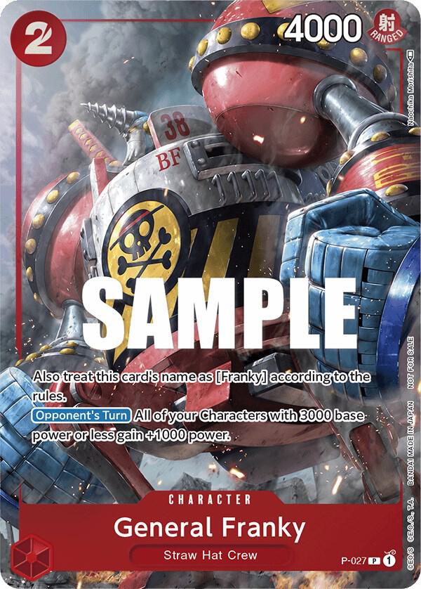 General Franky (Event Pack Vol.2) P-027 (One Piece Promotion Cards)  - Foil