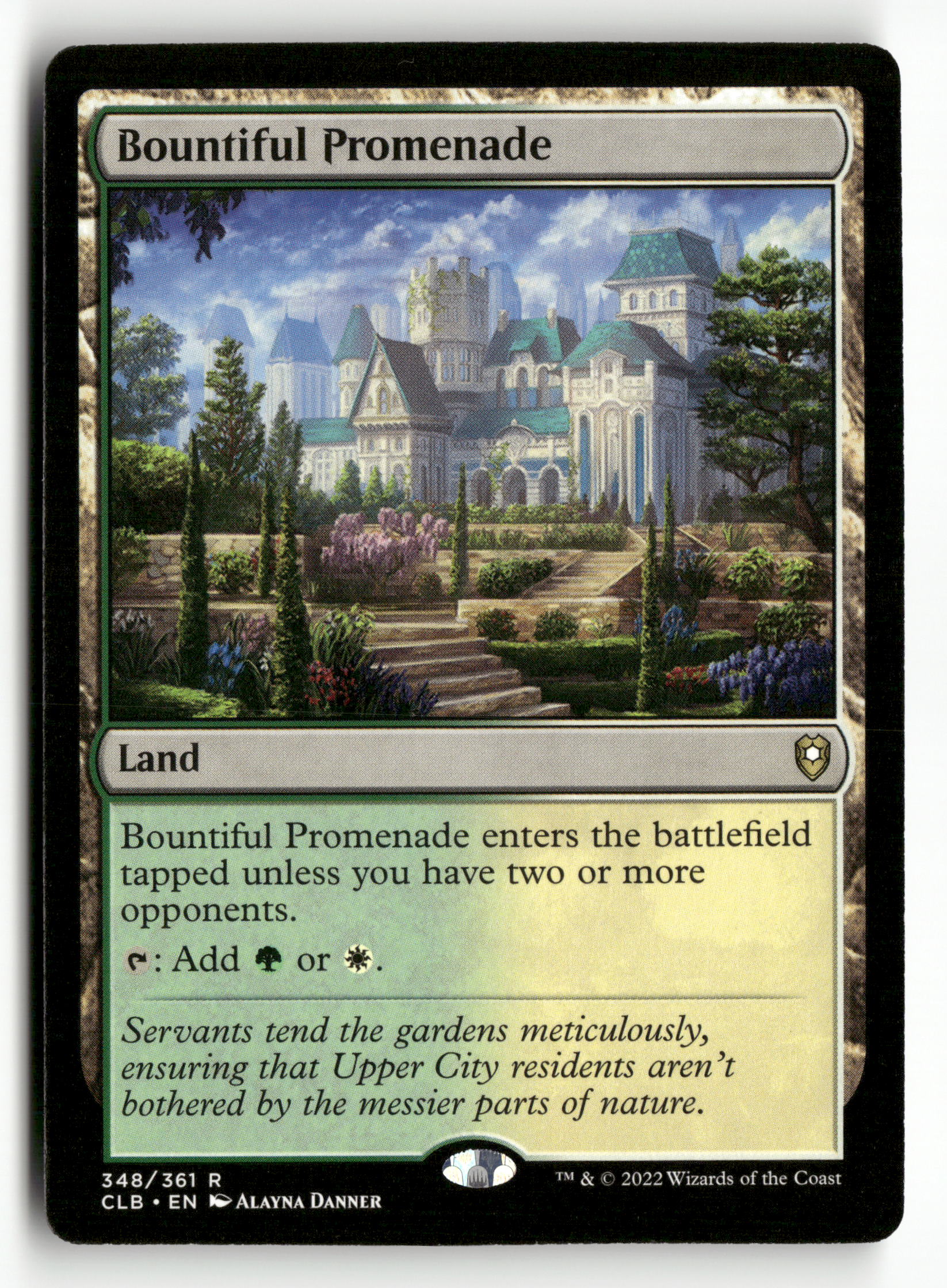 Magic The Gathering Prerelease Cards  348 Bountiful Promenade R NM