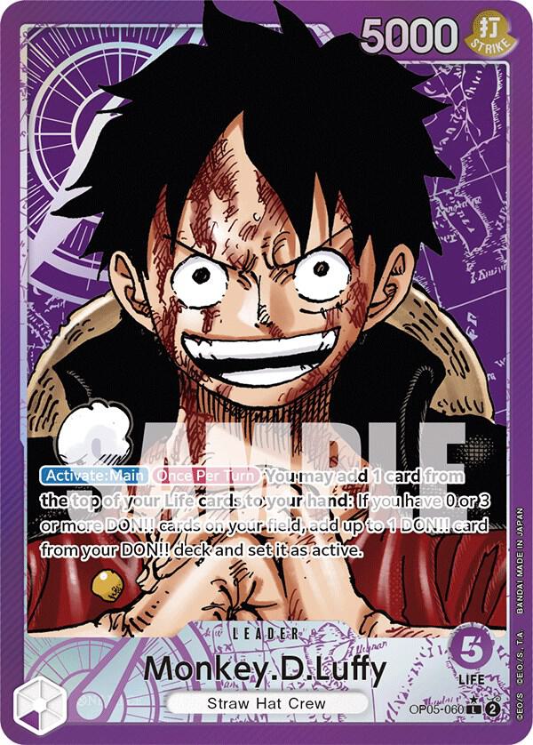 Monkey.D.Luffy OP05-060 (Awakening of the New Era)  - Alternate Art Foil