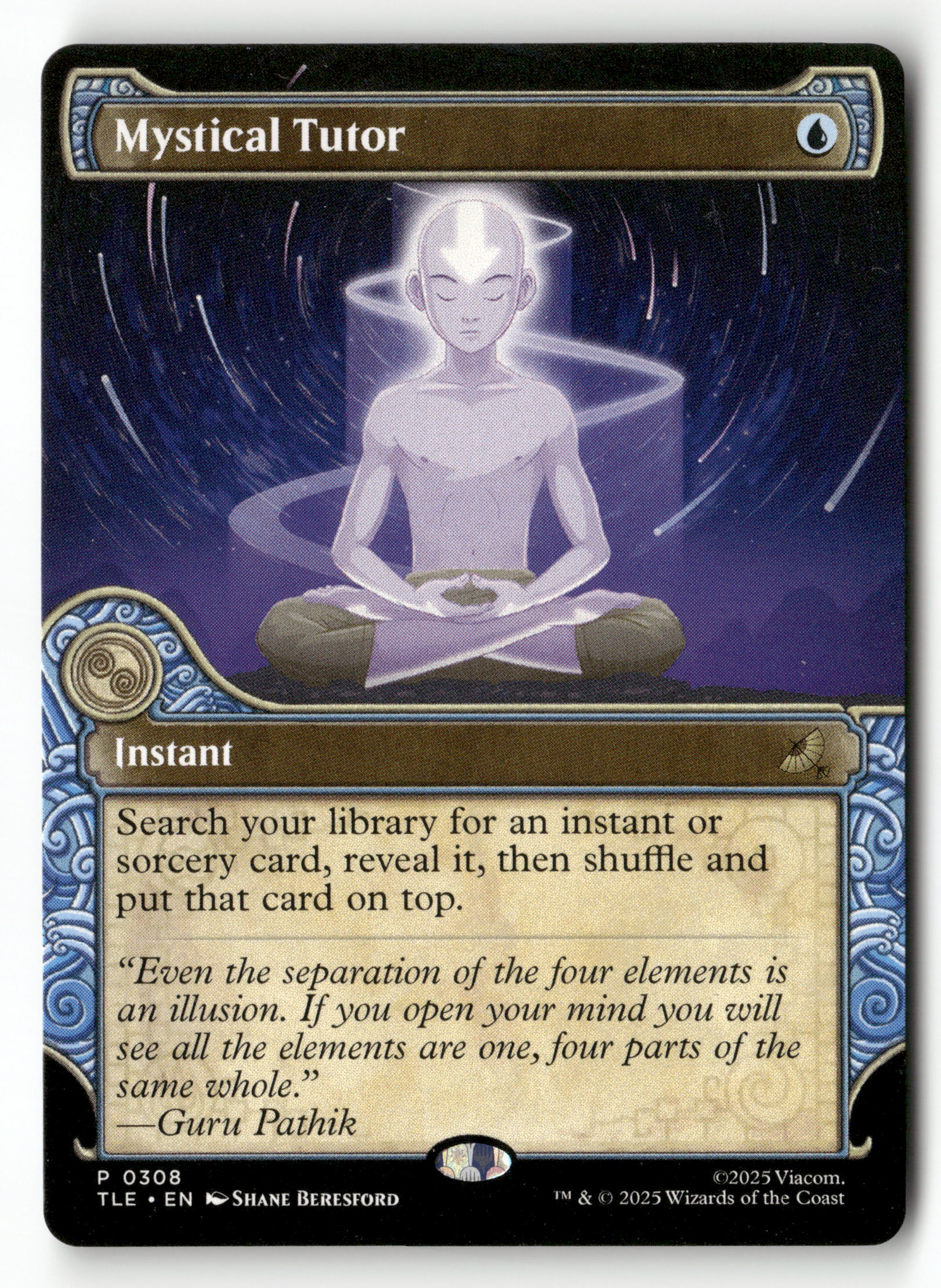 MTG Avatar: The Last Airbender: Eternal-Legal  308 Mystical Tutor (Showcase) P