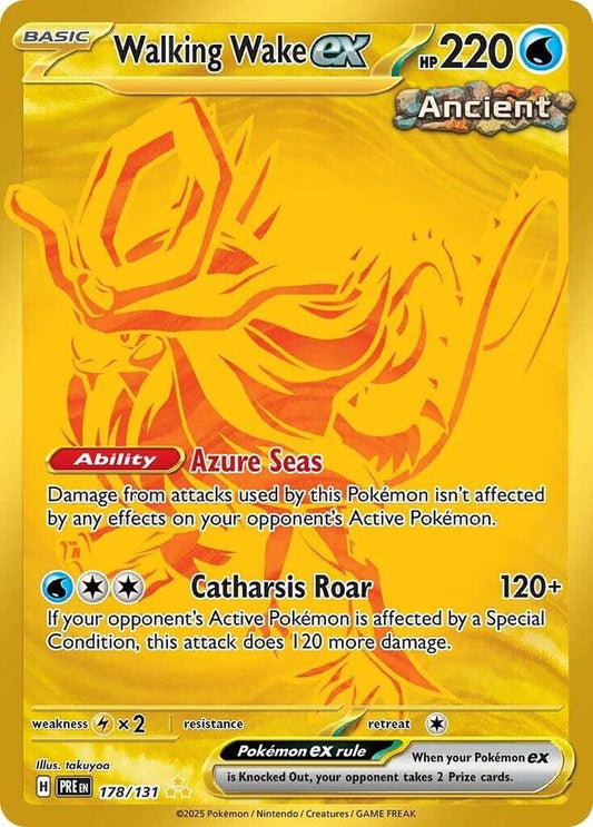 Walking Wake ex 178/131 (SV: Prismatic Evolutions)  - Holofoil