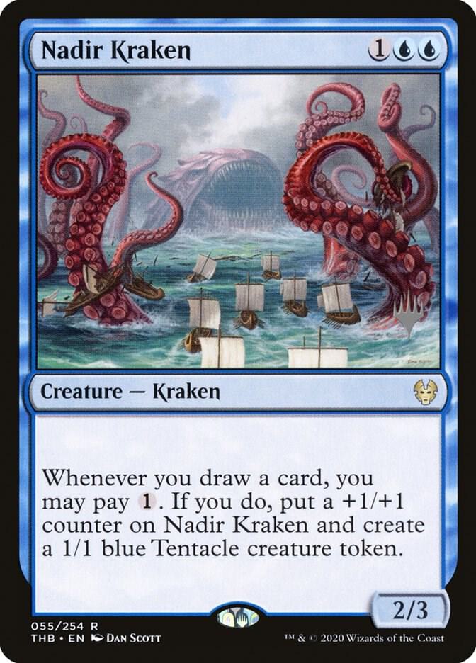 Nadir Kraken 55p/137 (Promo Pack: Theros Beyond Death)  - Foil