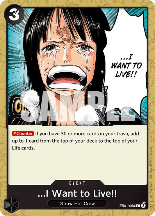 ...I Want to Live!! EB01-050 (Extra Booster: Memorial Collection) 