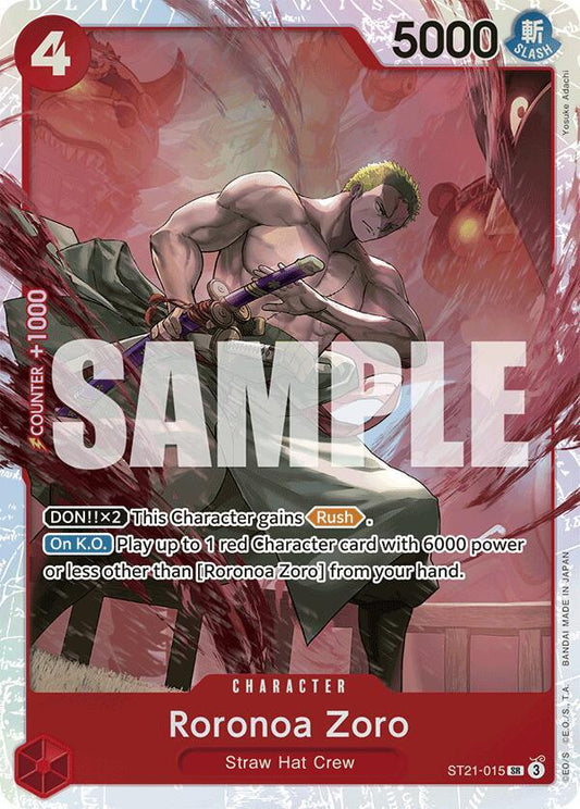 Roronoa Zoro ST21-015 (Starter Deck EX: Gear 5)  - Foil