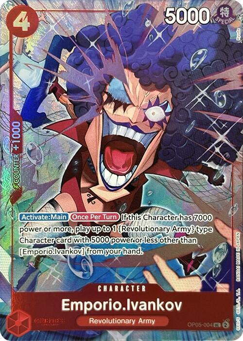 Emporio.Ivankov (PCC Vol.3) OP05-004 (One Piece Promotion Cards)  - Alternate Art Foil