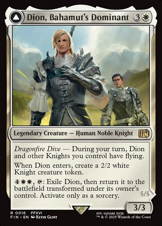 Dion, Bahamut's Dominant // Bahamut, Warden of Light 16 (FINAL FANTASY) 