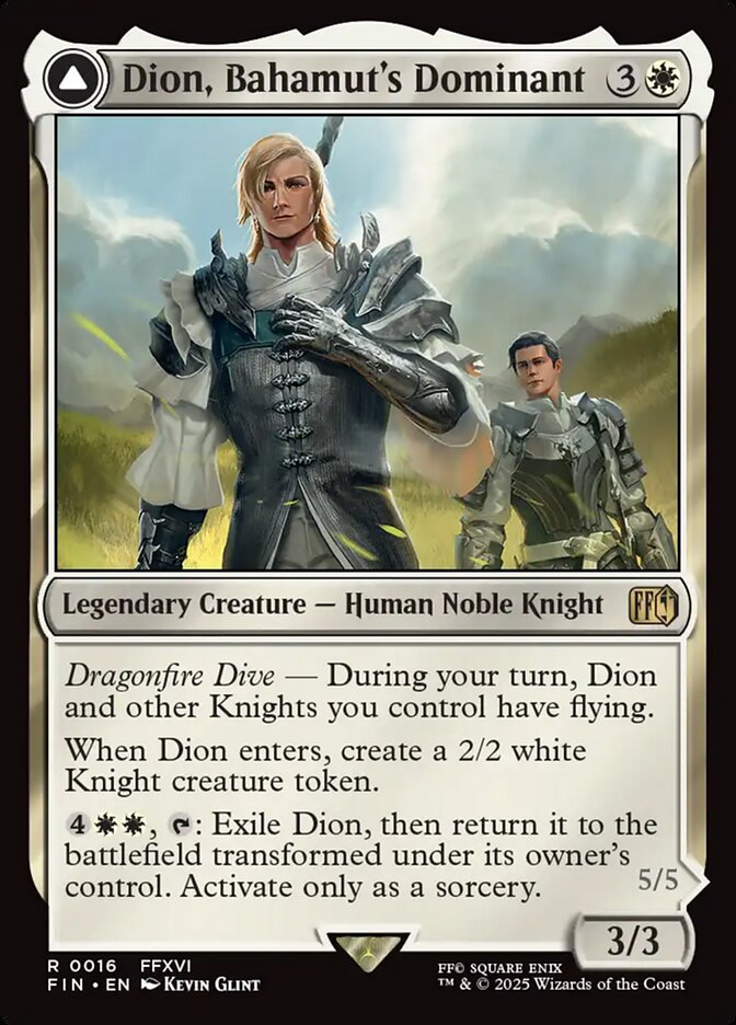 Dion, Bahamut's Dominant // Bahamut, Warden of Light 16 (FINAL FANTASY) 