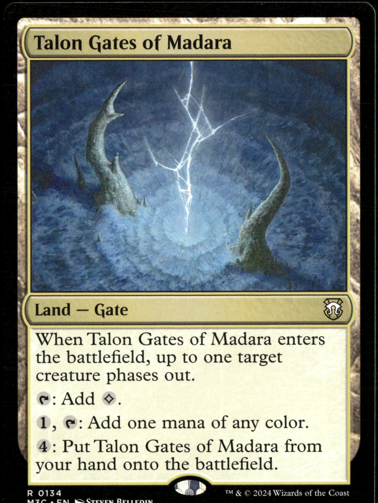 Magic The Gathering Commander: Modern Horizons 3  134 Talon Gates of Madara R NM