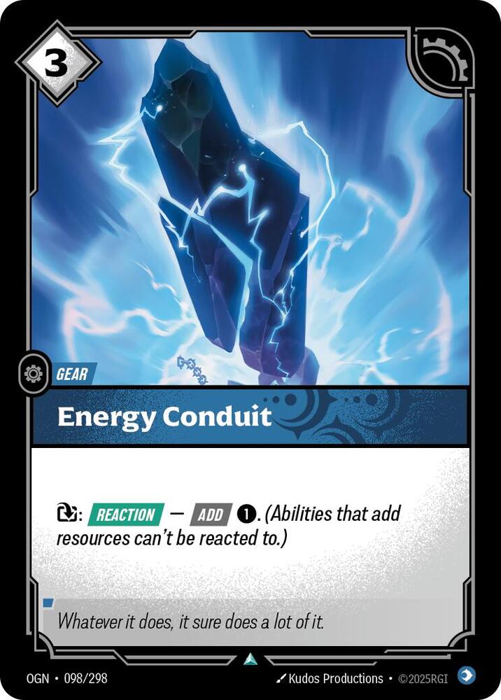 Energy Conduit 098/298 (Origins) 