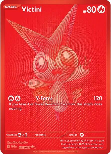 Victini 172/086 (SV: White Flare)  - Holofoil
