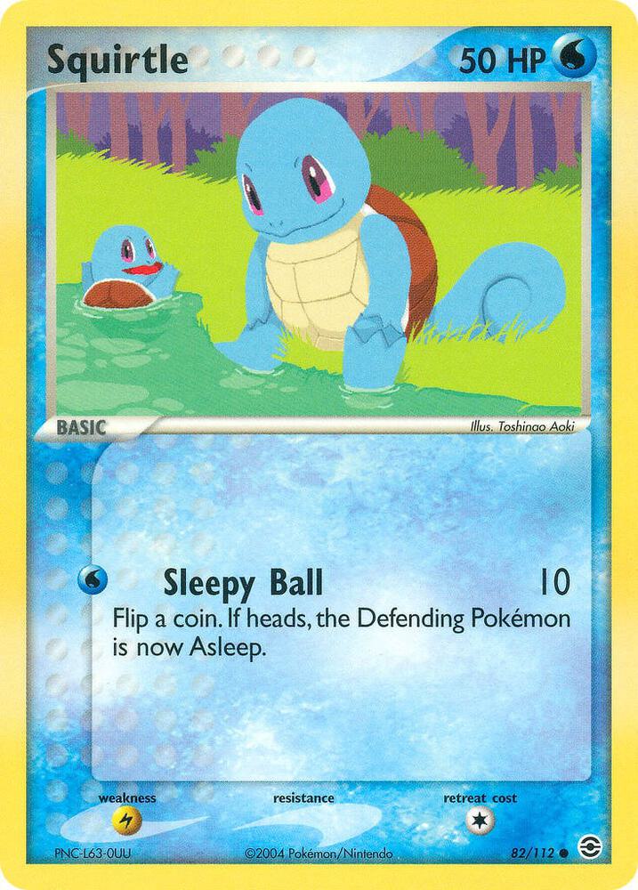 Squirtle 82/112 (FireRed & LeafGreen) 