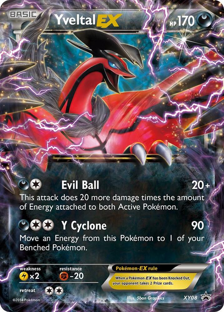 Yveltal EX XY08 (XY Promos)  - Holofoil