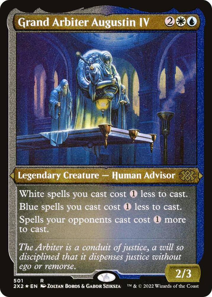 Grand Arbiter Augustin IV Foil Etched 501 (Double Masters 2022)  - Foil