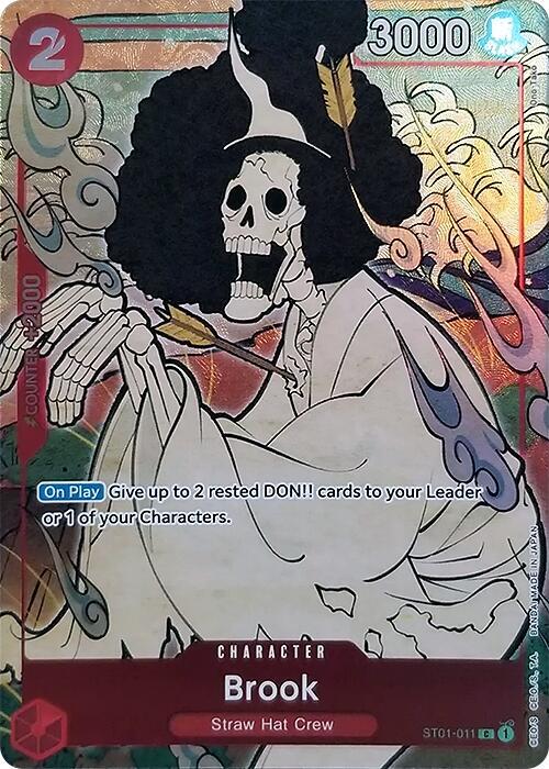 Brook (1st Anniversary) ST01-011 (One Piece Promotion Cards)  - Alternate Art Foil