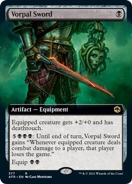 Vorpal Sword Extended Art 377 (Adventures in the Forgotten Realms)  - Foil