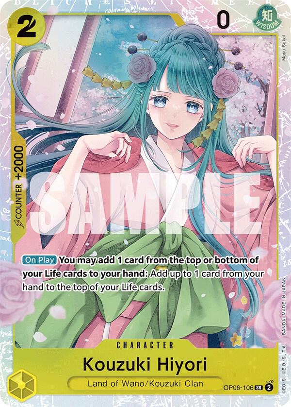 Kouzuki Hiyori OP06-106 (Wings of the Captain)  - Foil