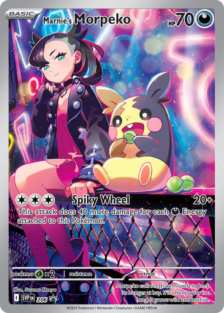 Marnie's Morpeko 206 (SV: Scarlet & Violet Promo Cards)  - Holofoil